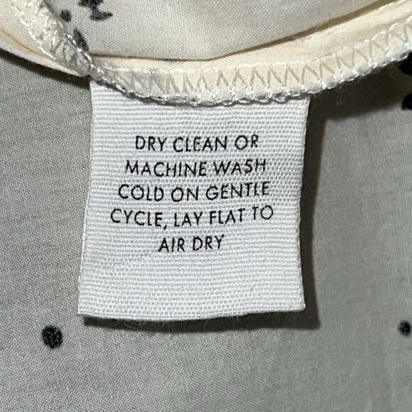 New Apiece Apart Marit Shirred Organic Cotton Blouse in Scattered Floral Small - Picture 12 of 13